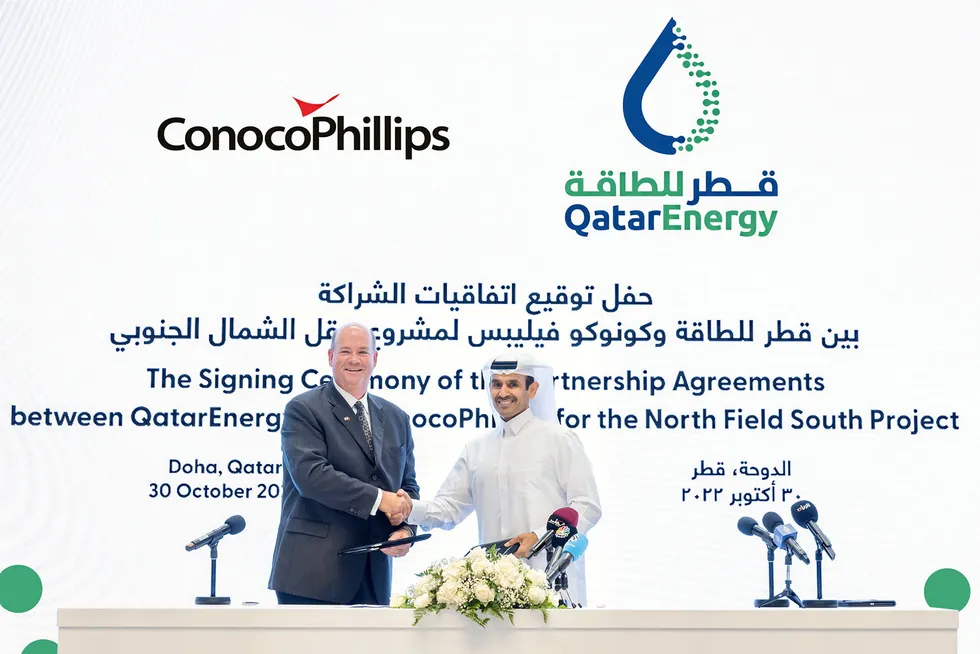 Stake sale: ConocoPhillips picks up key stake in Qatar's NFS expansion scheme.