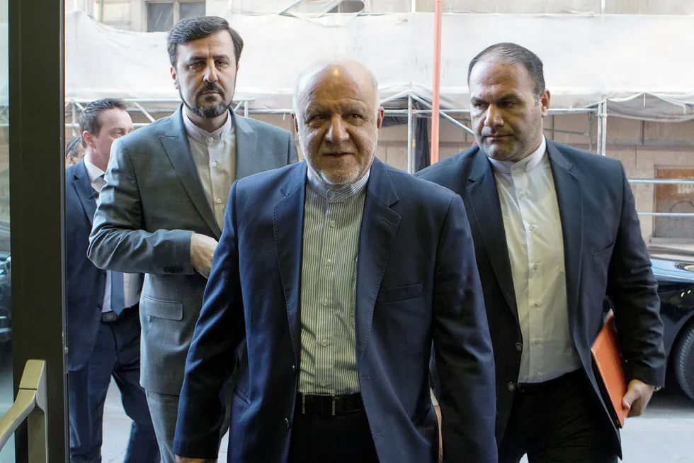 Cut agreement: between Opec members, but Iranian Oil Minister Bijan Namdar Zanganeh says Iran still exempt