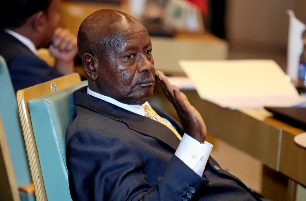 Hard man: Uganda’s President Yoweri Museveni has cracked down on anti-fossil fuel activists.