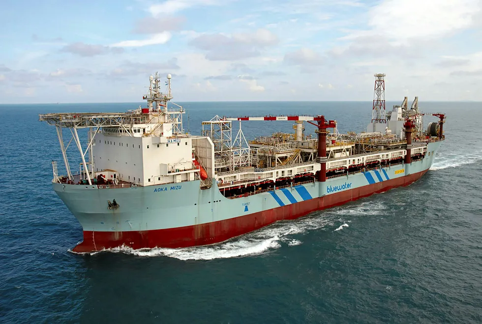 On track for October: Bluewater's Aoka Mizu FPSO