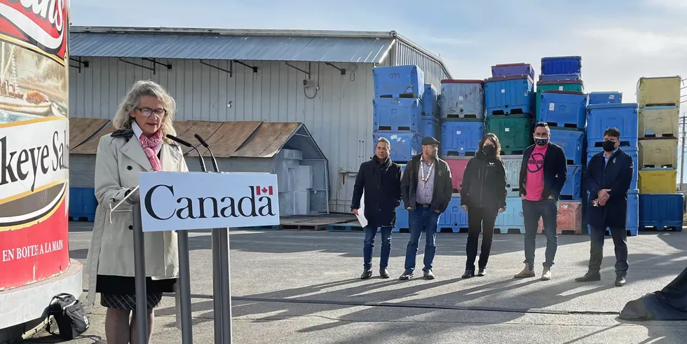 At an event event at St. Jean’s Cannery in Nanaimo, British Columbia, in February, Canada's Fisheries and Oceans Minister Joyce Murray said Canada was investing CAD 11.8 million to support First Nations commercial fisheries enterprises.