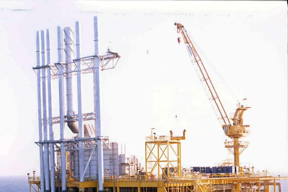Development: the Al Shaheen oilfield off Qatar