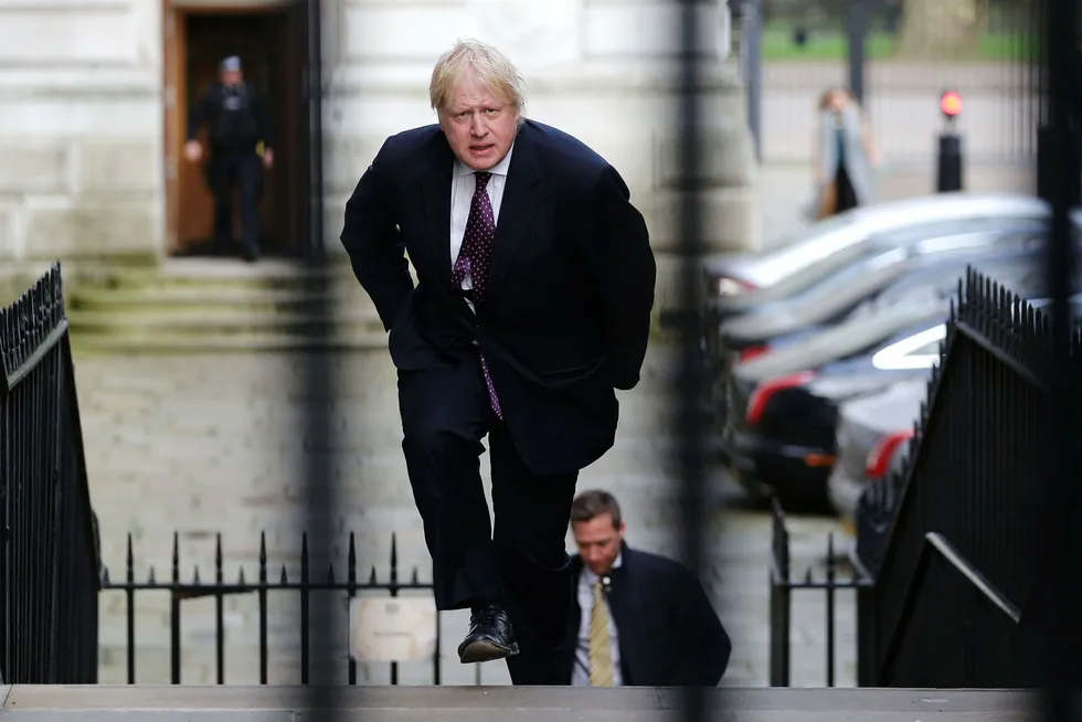 Boris Johnson er favoritten, men ekspert Jan Erik Mustad er usikker. Foto: DANIEL LEAL-OLIVAS/AFP/NTB Scanpix
