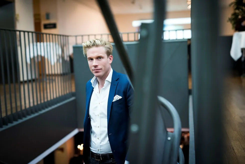 Påtroppende digitalsjef i Skandiabanken Christoffer Hernæs. Foto: Skjalg Bøhmer Vold