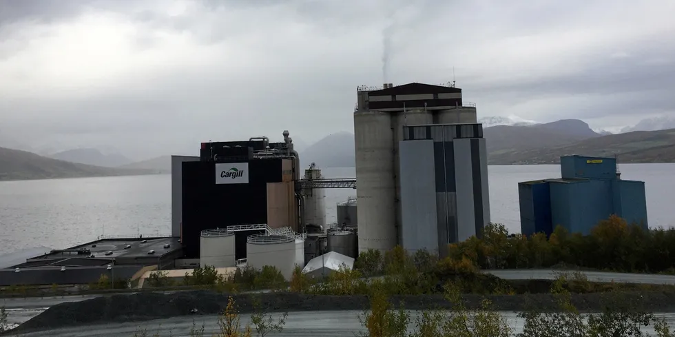 Cargills fabrikk på Bergneset i Balsfjord kommune i Troms.