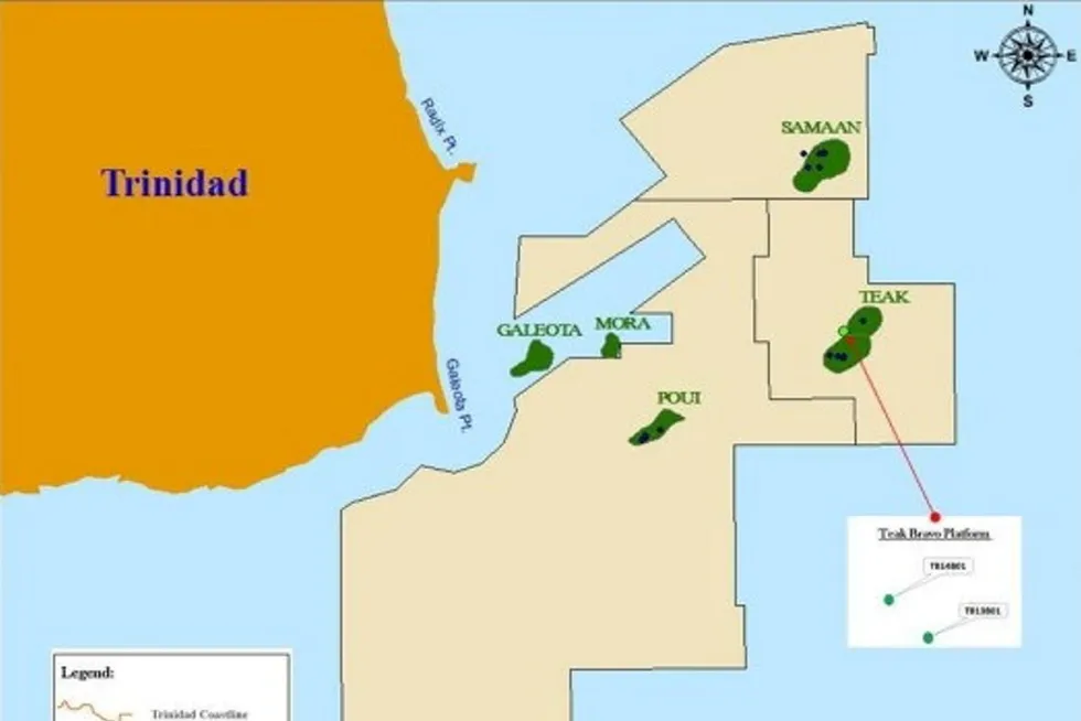 New investments: the Teak, Samaan and Poui (TSP) fields offshore Trinidad & Tobago