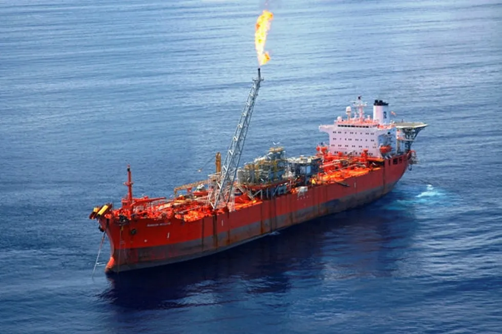 FPSO on location: at the Galoc oilfield, Philippines