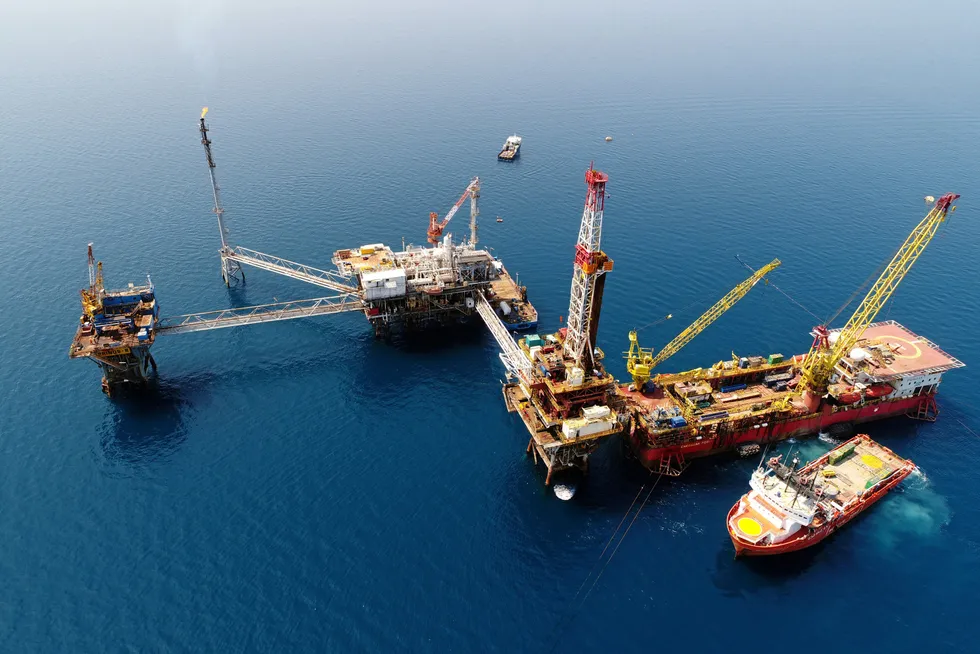 Flagship asset: Energean's Prinos oilfield offshore Greece