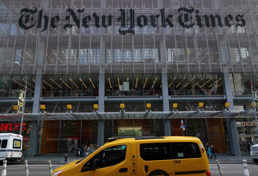The New York Times øker overskuddet. Foto: Don Emmert/AFP Photo