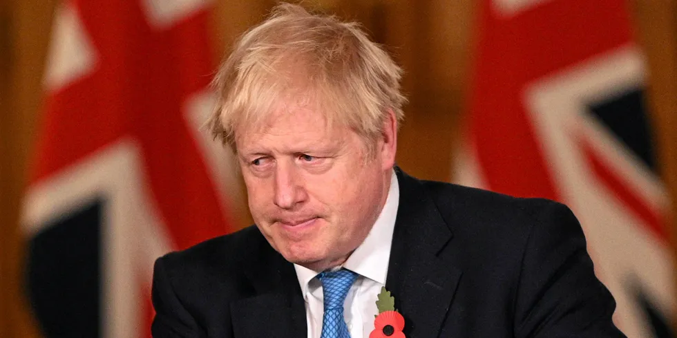 Storbritannias konservative statsminister Boris Johnson.