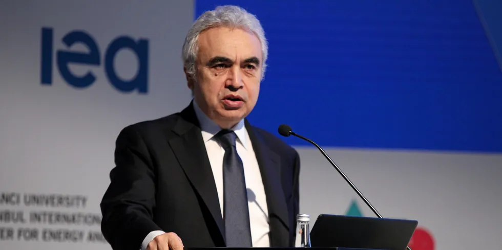 IEA executive director Fatih Birol.