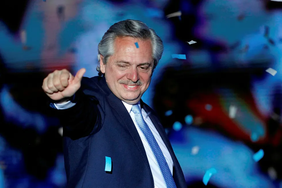 In the hot seat: Argentina's new President Alberto Fernandez