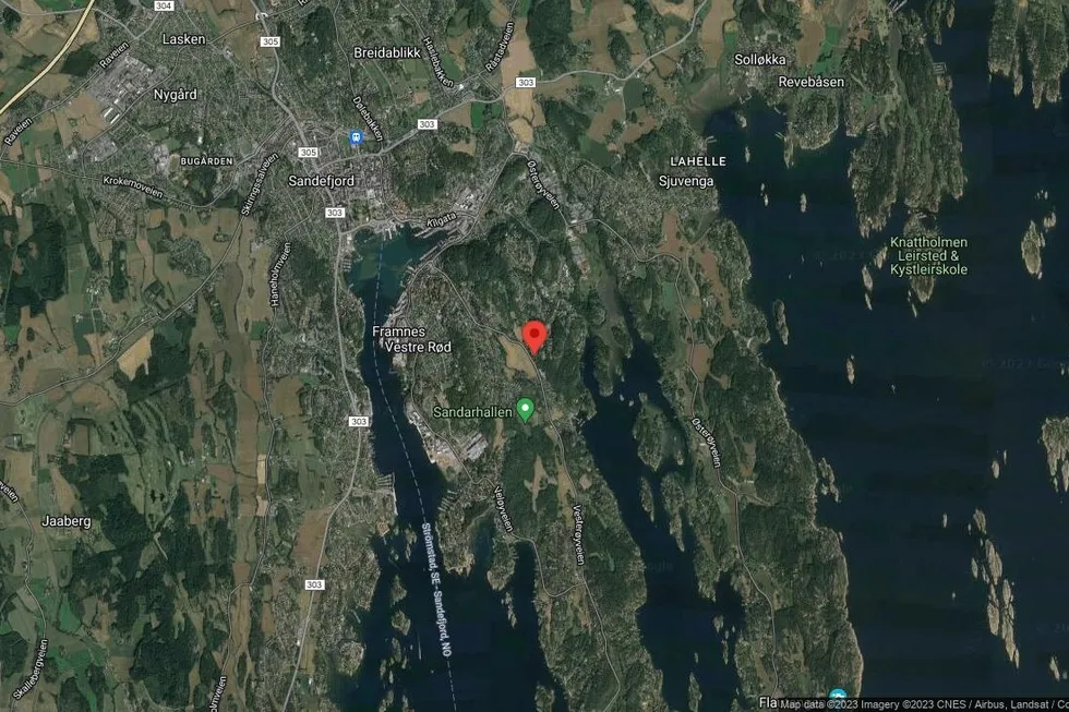 Området rundt Vardeveien 98C, Sandefjord, Telemark og Vestfold