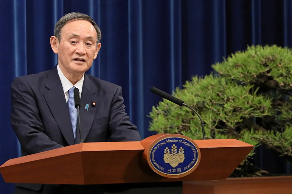 Green ambitions: Japan's Prime Minister Yoshihide Suga