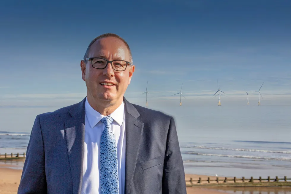 Working offshore: Paul de Leeuw, Director of the Robert Gordon University Energy Transition Institute.