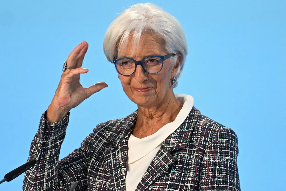 ECB-sjef Christine Lagarde.