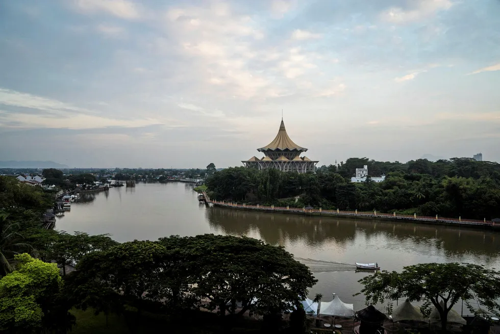 On the ground: the State Legislative Assembly Complex in Kuching, Sarawak