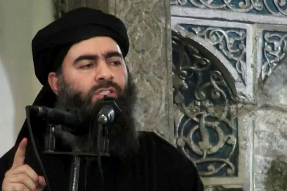 IS-leder Abu Bakr al-Baghdadi. Foto: Ukredittert / NTB Scanpix