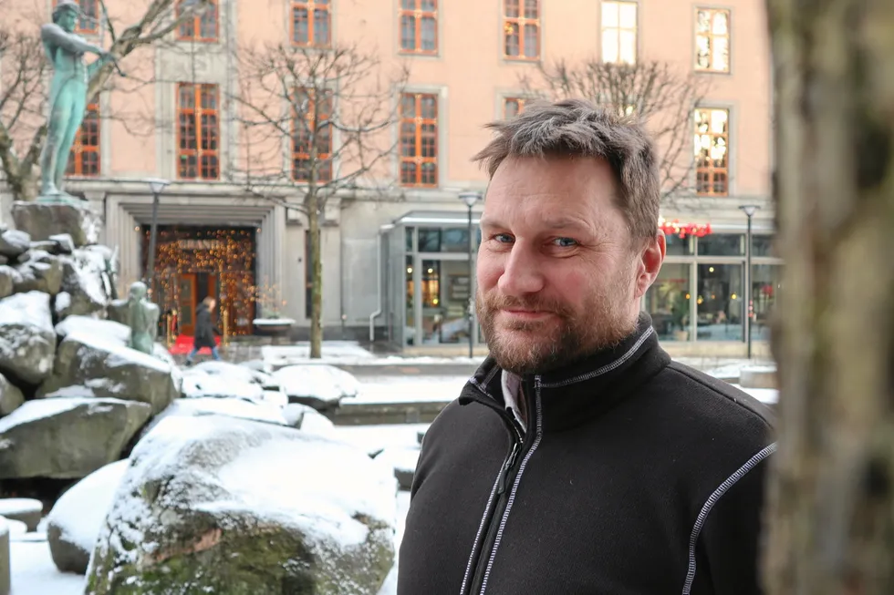 Styreleder i Norske Verft og verftsdirektør på Fitjar Mekaniske, Hugo Strand.