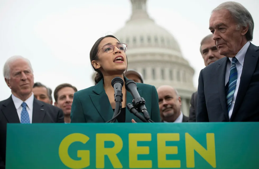 Med politiske stjerneskuddet Alexandria Ocasio-Cortez i spissen har ideen om en Green New Deal fått vind i seilene.
