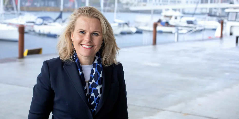 Nina Stangeland, kjent som daglig leder i NCE Seafood – nå går hun til Grieg Seafood.