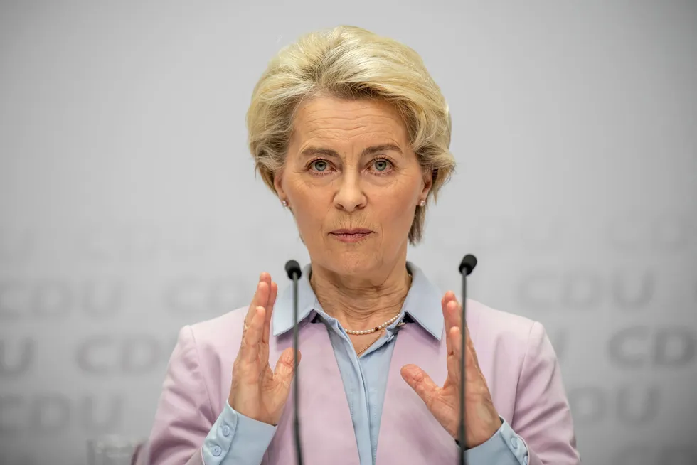Joining forces: European Commission President Ursula von der Leyen.