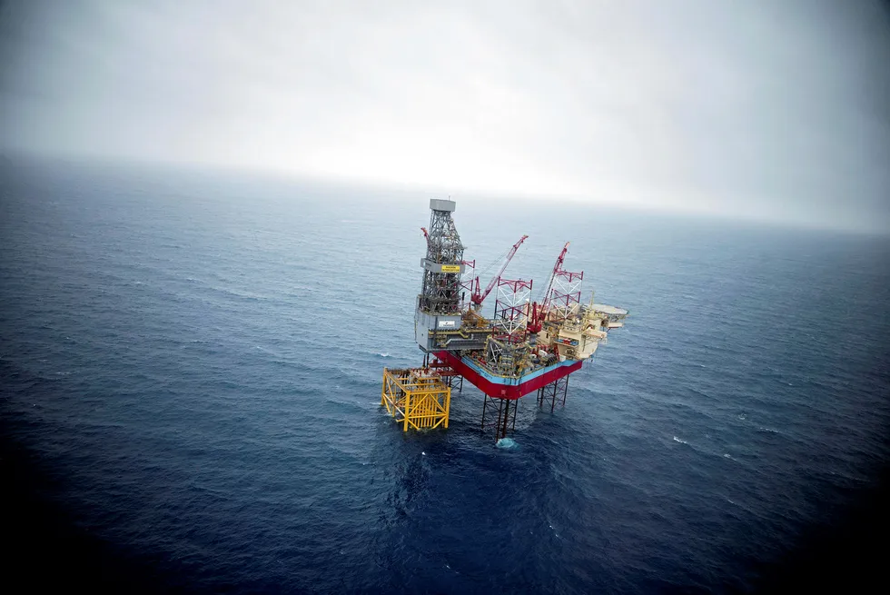 Non-commercial find: the well on the Kark prospect was drilled using the jack-up Maersk Interceptor