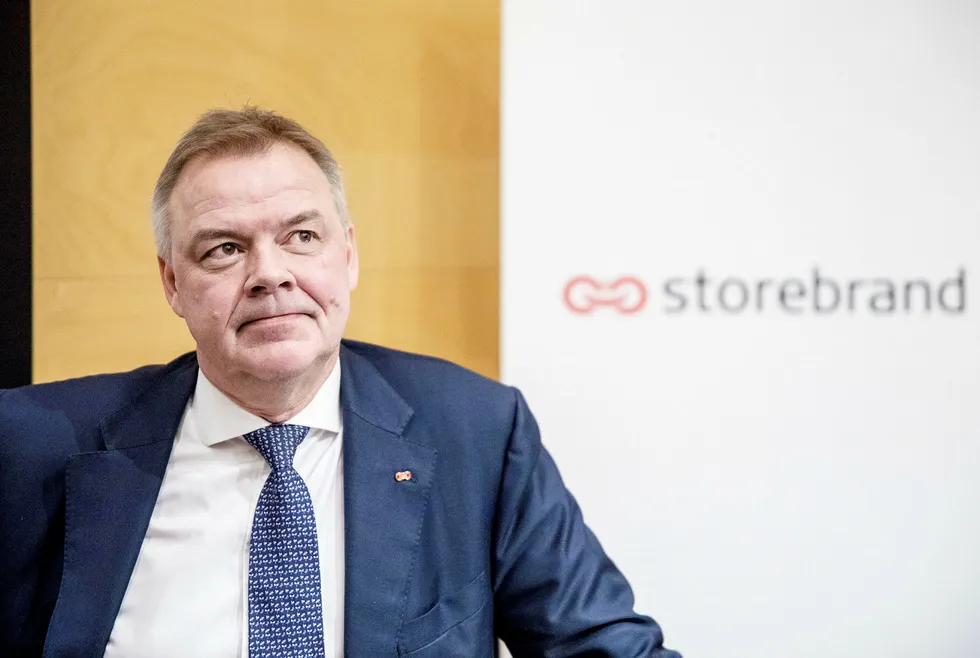 – Storebrand leverer tilfredsstillende underliggende resultater justert for avkastningsbaserte kostnader og omstillingskostnader, sier Storebrand-sjef Odd Arild Grefstad.