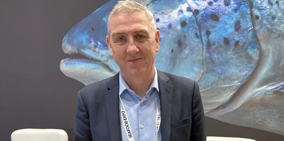 Cermaq Global CEO Steven Rafferty delivered a candid assessment of salmon market prices at the Barcelona seafood trade fair.
