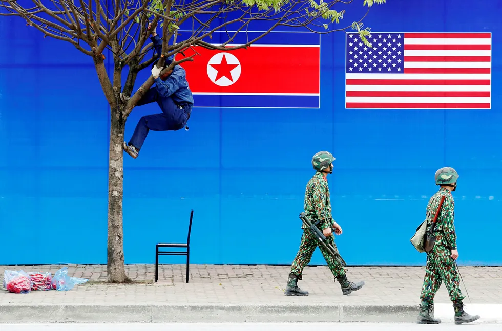Hanoi pynter seg før toppmøtet mellom USA og Nord-Korea.