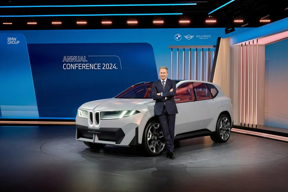 BMW CEO Oliver Zipse at the annual conference for 2024.