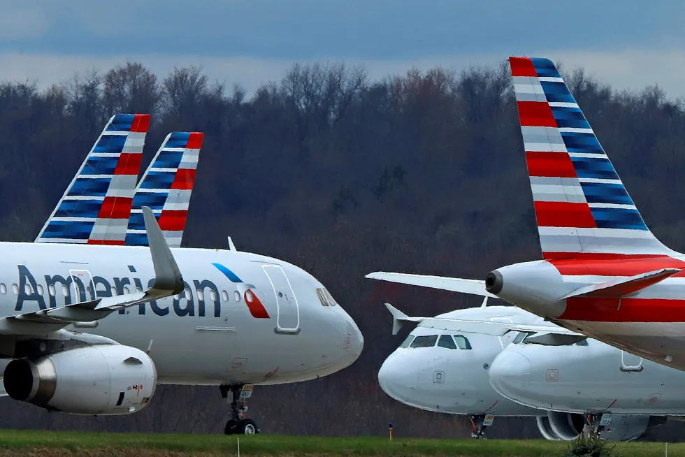 American Airlines sikter på en drift på 55 prosent av innenriksrutene sammenlignet med året før.