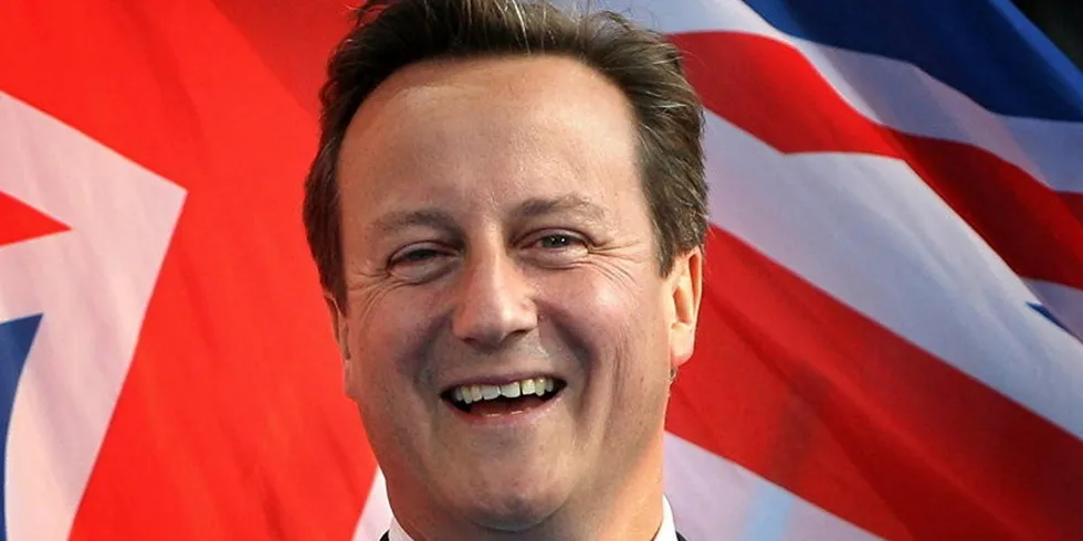 Former UK Prime Minister David Cameron.
