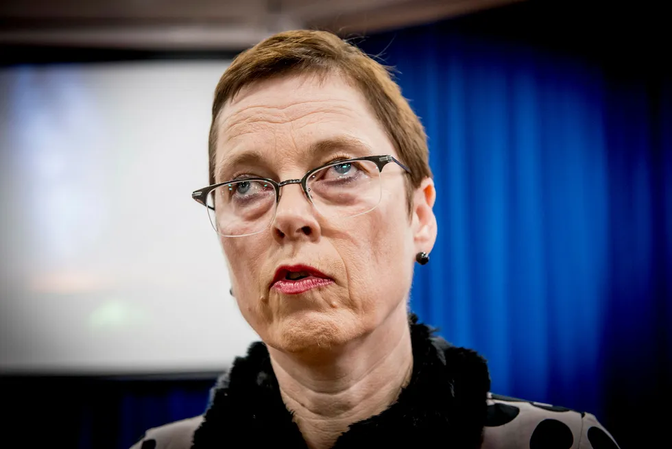 Mari Velsand, direktør for Medietilsynet. Foto: Gorm K. Gaare