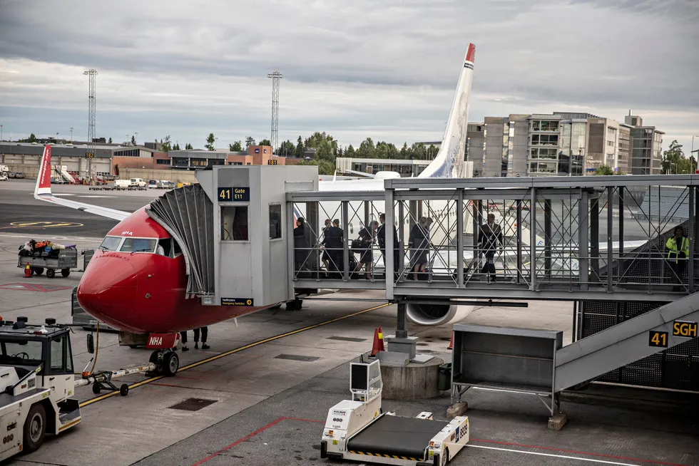 Et Norwegian-fly på flyplassen i Malaga, avbildet i en annen anledning i 2018. Dette blir en av Norwegians to gjenværende baser i Spania etter koronakrisen.