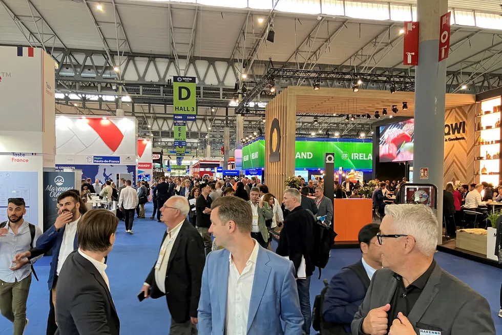 Views from the show floor, Barcelona Seafood Expo Global 2023.