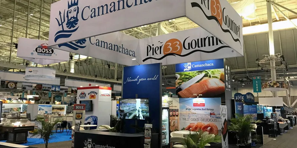 Camanchaca targeting coho, yellowfin, shellfish markets in Boston. Camanchaca, Boston.