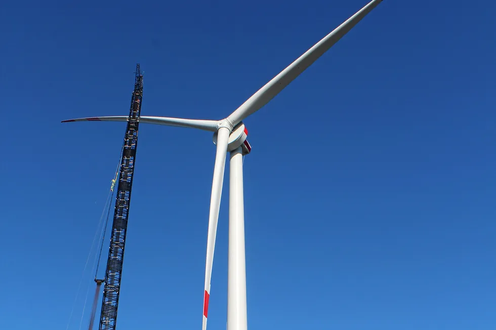 Enercon's E-138 EP3 turbine, which it will install 28 of in Iceland for the wind farm.