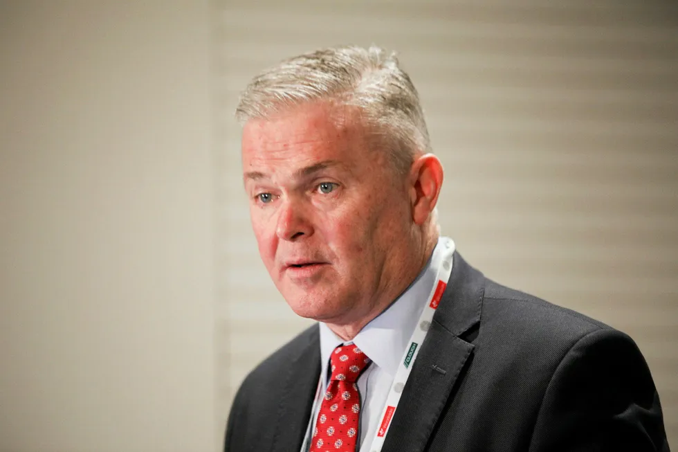 Risk: Santos chief executive Kevin Gallagher