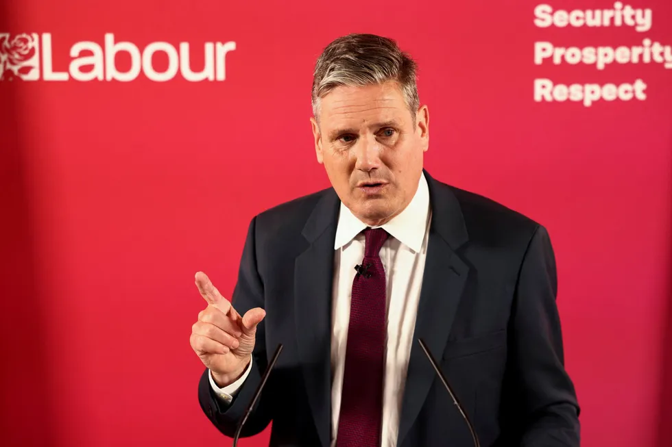 Proposals: Labour Party leader Keir Starmer