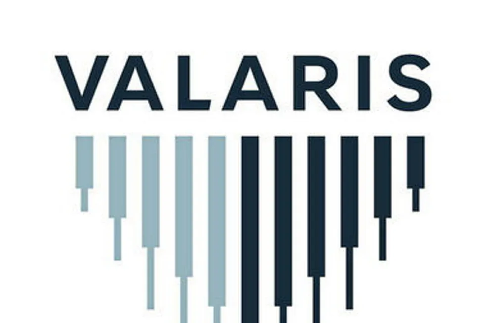 Valaris logo.