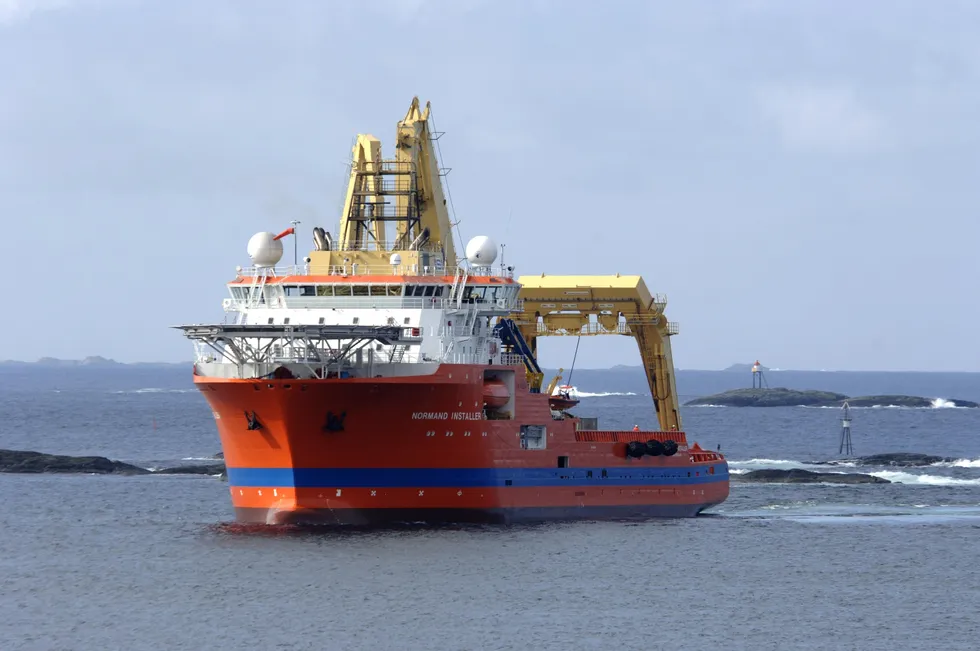 New deal: for Solstad from Repsol Sinopec (pictured: Normand Installer)