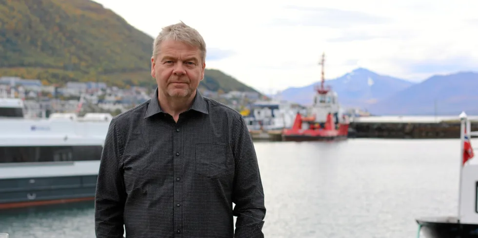 Leder Roger Hansen ble tirsdag til å lede nye Nord Fiskarlag. Her under årsmøtet til Fiskarlaget Nord i Tromsø tidligere i år.