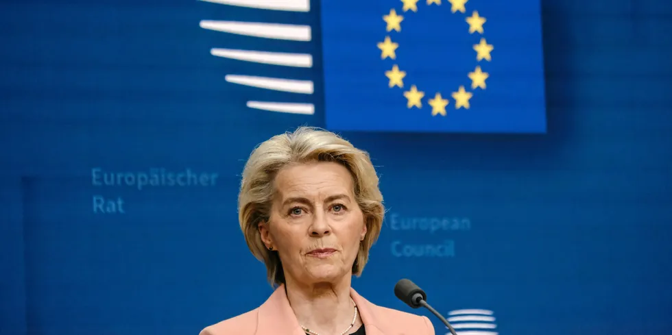 European Commission President Ursula von der Leyen.