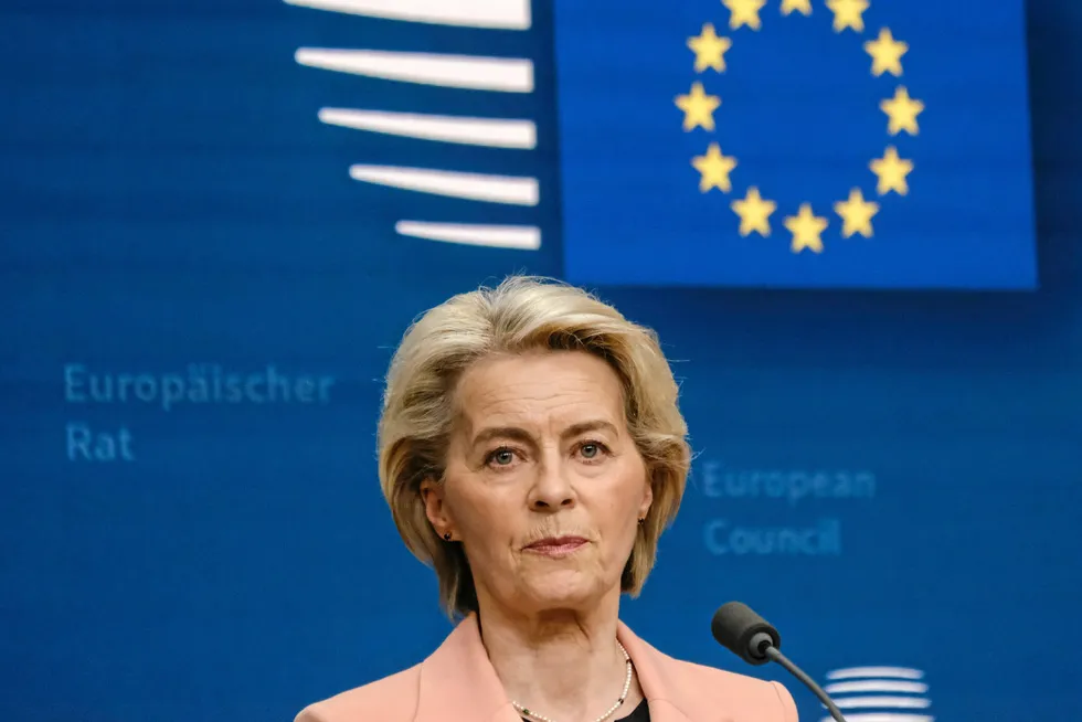 European Commission President Ursula von der Leyen.