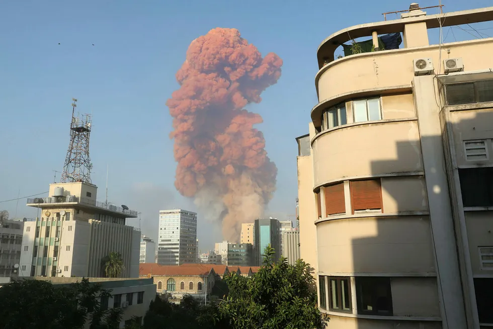Årsaken til eksplosjon i Libanons hovedstad Beirut 4. august er foreløbig ukjent.
