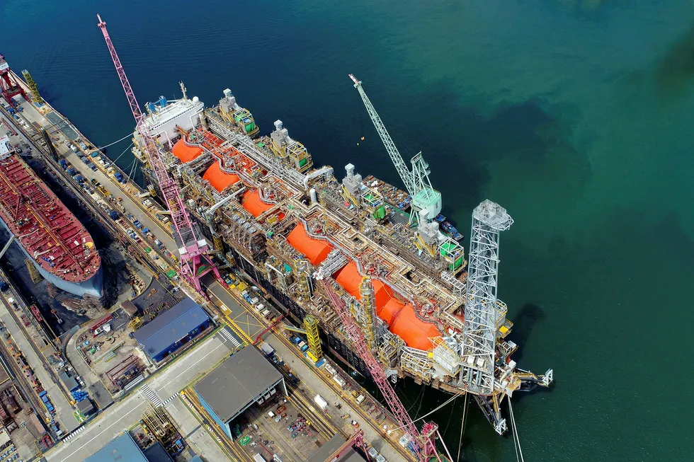 World's first: Keppel performed the conversion of the maiden floating liquefied natural gas vessel, Hilli Episeyo, for Golar LNG