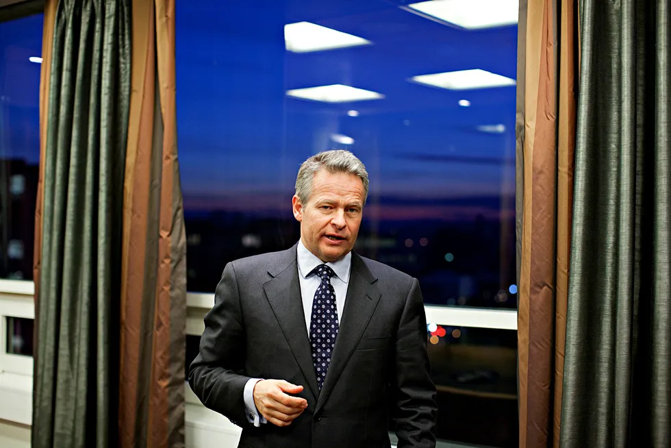 Inkassosjef Endre Rangnes vet ikke hvem som har bedt om valg av nytt styre. Foto: Per Thrana