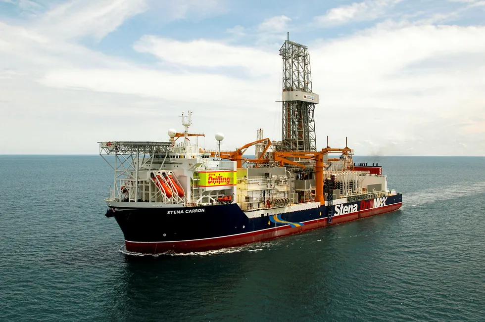 Stena Carron: the drillship used for ExxonMobil's Hammerhead prospect offshore Guyana