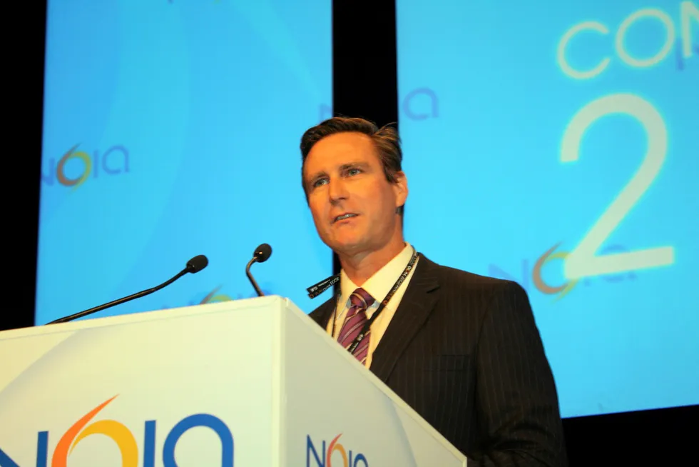 LNG boost: Andrew Barry, ExxonMobil's vice president in charge of LNG marketing.